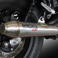 GPR exhaust compatible with  Honda Cmx 500 Rebel 2017-2020, Ultracone, Homologated legal slip-on exhaust including removable db killer and link pipe 