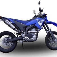 GPR exhaust compatible with  Yamaha WR 250 X-R 2007-2019, Gpe Ann. titanium, Homologated legal slip-on exhaust including removable db killer and link pipe 