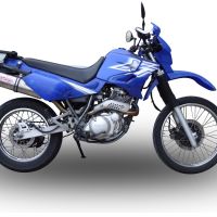 GPR exhaust compatible with  Yamaha Xt 600 - E - K 1985-2002, Trioval, Homologated legal slip-on exhaust including removable db killer and link pipe 