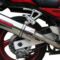 GPR exhaust compatible with  Yamaha Fzs 600 Fazer 1998-2003, Trioval, Homologated legal slip-on exhaust including removable db killer and link pipe 