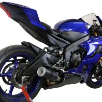 GPR exhaust compatible with  Yamaha Yzf R6 2017-2024, M3 Black Titanium, Homologated legal slip-on exhaust including removable db killer and link pipe 