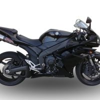 GPR exhaust compatible with  Yamaha Yzf 1000 R1  2007-2008, Gpe Ann. titanium, Dual Homologated legal slip-on exhaust including removable db killers and link pipes 