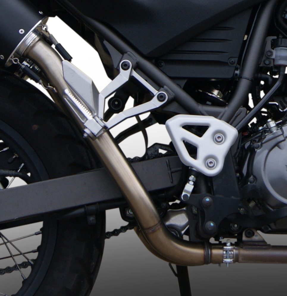 GPR exhaust compatible with  Yamaha Xt 660 X-R  2004-2014, Furore Nero, Dual Homologated legal slip-on exhaust including removable db killers, link pipes and catalysts 