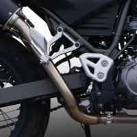 GPR exhaust compatible with  Yamaha Xt 660 X-R  2004-2014, Furore Nero, Dual Homologated legal slip-on exhaust including removable db killers, link pipes and catalysts 