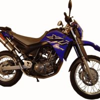 GPR exhaust compatible with  Yamaha Xt 660 X-R  2004-2014, Trioval, Dual Homologated legal slip-on exhaust including removable db killers, link pipes and catalysts 