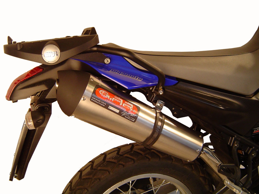 GPR exhaust compatible with  Yamaha Xt 660 X-R  2004-2014, Trioval, Dual Homologated legal slip-on exhaust including removable db killers, link pipes and catalysts 