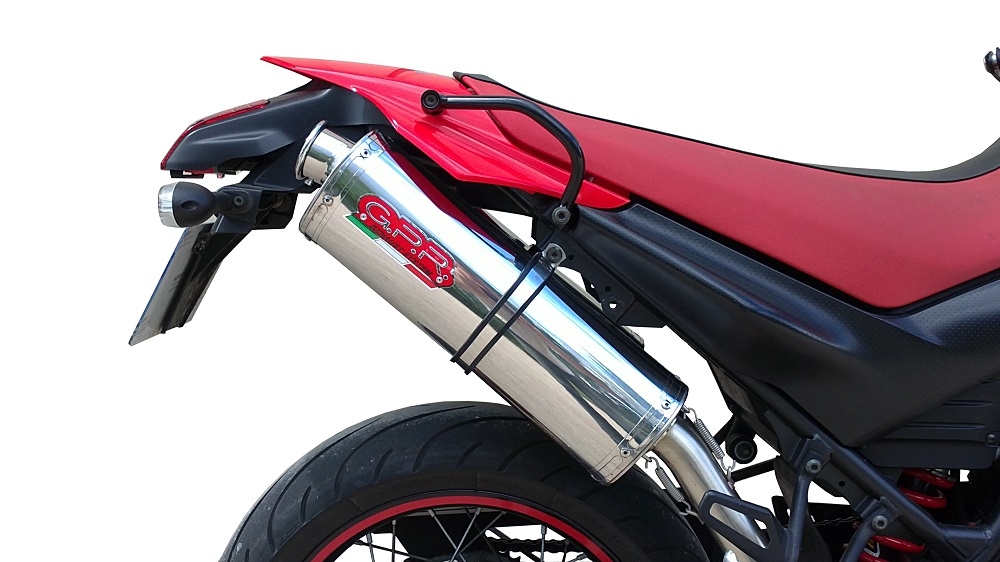 GPR exhaust compatible with  Yamaha Xt 660 X-R  2004-2014, Trioval, Homologated legal full system exhaust, including removable db killer and catalyst 