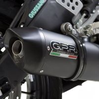 GPR exhaust compatible with  Yamaha Yzf-R 125  2017-2018, Furore Evo4 Nero, full system exhaust legal for UK and non-EU countries including removable db killer 