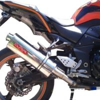 GPR exhaust compatible with  Kawasaki Z 1000  2007-2009, Trioval, Dual Homologated legal slip-on exhaust including removable db killers and link pipes 