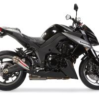 GPR exhaust compatible with  Kawasaki Z 1000 Sx 2017-2020, Powercone Evo, Dual Homologated legal slip-on exhaust including removable db killers and link pipes 