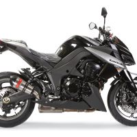 GPR exhaust compatible with  Kawasaki Z 1000  2010-2013, Gpe Ann. titanium, Dual Homologated legal slip-on exhaust including removable db killers and link pipes 