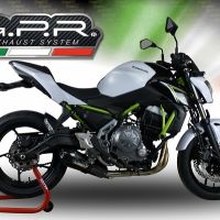 GPR exhaust compatible with  Kawasaki Ninja 650 2023-2024, GP Evo4 Poppy, Homologated silencer for noise including full line,db killer and catalyst compliant for inspection 