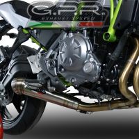 GPR exhaust compatible with  Kawasaki Z 650 2023-2024, Powercone Evo, full system exhaust legal for UK and non-EU countries including removable db killer 