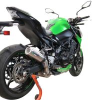 GPR exhaust compatible with  Kawasaki Z 900 2021-2024, M3 Inox , Homologated legal slip-on exhaust including removable db killer and link pipe 