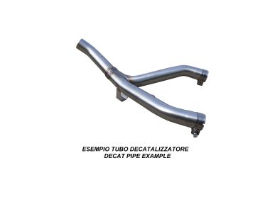 GPR exhaust compatible with  Bmw R 850 R 2003-2007, Decatalizzatore, Decat pipe 