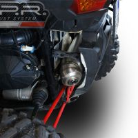 GPR exhaust compatible with  Polaris  Rzr XP 1000  2014-2023, Power Bomb, Homologated legal slip-on exhaust including removable db killer and link pipe 