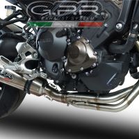 GPR exhaust compatible with  Yamaha Mt-09 2017-2020, Gpe Ann. titanium, full system exhaust legal for UK and non-EU countries including removable db killer 