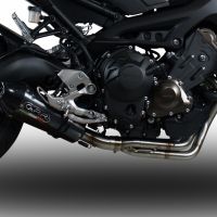 GPR exhaust compatible with  Yamaha XSR900 2016-2021, GP Evo4 Poppy, Homologated legal full system exhaust, including removable db killer and catalyst 