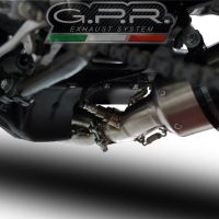 GPR exhaust compatible with  Yamaha XSR900 2016-2021, GP Evo4 Poppy, Homologated legal full system exhaust, including removable db killer and catalyst 