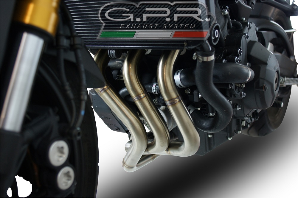 GPR exhaust compatible with  Yamaha XSR900 2016-2021, GP Evo4 Poppy, Homologated legal full system exhaust, including removable db killer and catalyst 