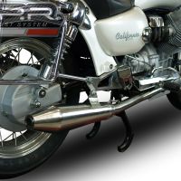 GPR exhaust compatible with  Moto Guzzi California 1100 Special-Stone-Sport-Ev-Alu 1997-2002, Vintacone, Dual Homologated legal slip-on exhaust including removable db killers and link pipes 