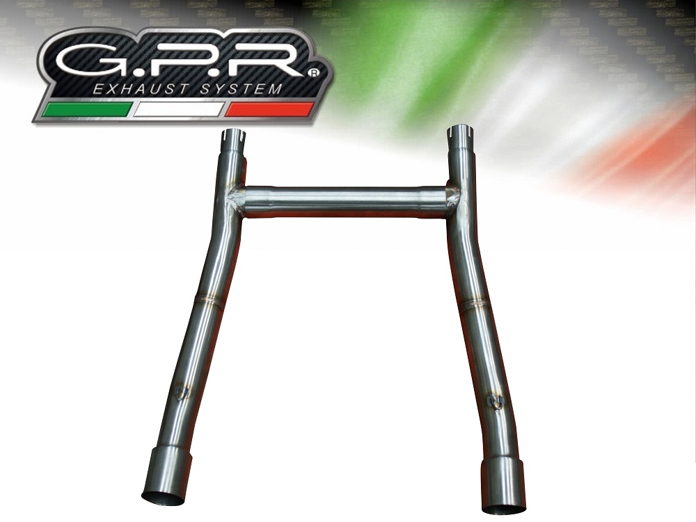 GPR exhaust compatible with  Moto Guzzi California 1100 Special-Stone-Sport-Ev-Alu 1997-2002, Decatalizzatore, Decat pipe 