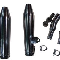 GPR exhaust compatible with  Moto Guzzi V7 (I - II) - Stone - Special 2012-2016, Vintacone , Dual Homologated legal slip-on exhaust including removable db killers and link pipes 