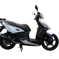 GPR exhaust compatible with  Kymco Agility 200 - I.E. R16 - Plus 2015-2017, Evo4 Road, Homologated legal full system exhaust, including removable db killer and catalyst 