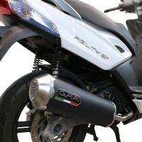 GPR exhaust compatible with  Kymco Agility 200 - I.E. R16 - Plus 2015-2017, Evo4 Road, Homologated legal full system exhaust, including removable db killer and catalyst 