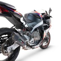 GPR exhaust compatible with  Aprilia RS 457 2024-2025, Gpe Ann. Black titanium, full system exhaust legal for UK and non-EU countries including removable db killer 