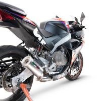 GPR exhaust compatible with  Aprilia RS 457 2024-2025, M3 Inox , Homologated legal full system exhaust, including removable db killer and catalyst 