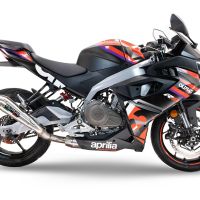 GPR exhaust compatible with  Aprilia RS 457 2024-2025, Powercone Evo, Homologated legal full system exhaust, including removable db killer and catalyst 