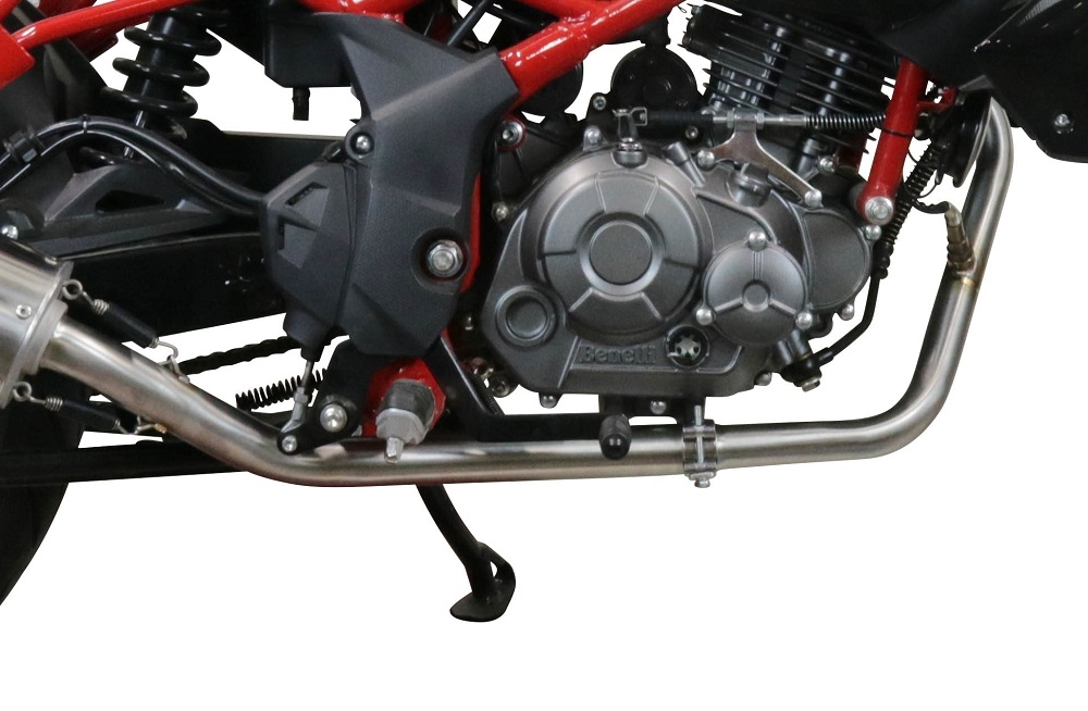 GPR exhaust compatible with  Benelli Bn 125 2021-2024, M3 Poppy , full system exhaust legal for UK and non-EU countries including removable db killer 