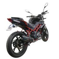 GPR exhaust compatible with  Benelli Bn 125 2021-2024, Furore Evo4 Poppy, full system exhaust legal for UK and non-EU countries including removable db killer 