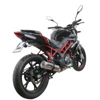 GPR exhaust compatible with  Benelli Bn 125 2018-2020, M3 Inox , full system exhaust legal for UK and non-EU countries including removable db killer 