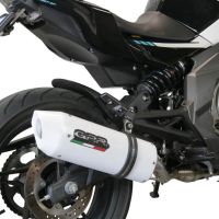 GPR exhaust compatible with  Cf Moto 400 NK 2019-2020, Albus Evo4, Homologated legal slip-on exhaust including removable db killer, link pipe and catalyst 