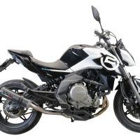 GPR exhaust compatible with  Cf Moto 650 Mt 2019-2020, M3 Poppy , Homologated legal slip-on exhaust including removable db killer, link pipe and catalyst 