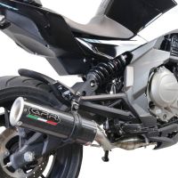 GPR exhaust compatible with  Cf Moto 650 Mt 2019-2020, M3 Poppy , Homologated legal slip-on exhaust including removable db killer, link pipe and catalyst 