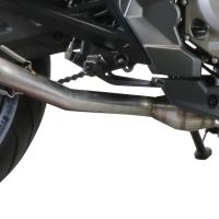 GPR exhaust compatible with  Cf Moto 400 NK 2019-2020, GP Evo4 Poppy, Homologated legal slip-on exhaust including removable db killer, link pipe and catalyst 