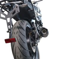 GPR exhaust compatible with  Cf Moto 650 Gt 2022-2024, GP Evo4 Poppy, Homologated legal slip-on exhaust including removable db killer and link pipe 