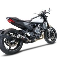 GPR exhaust compatible with  Cf Moto 700 CL-X Sport 2022-2024, M3 Poppy , Homologated legal slip-on exhaust including removable db killer and link pipe 