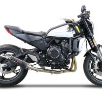 GPR exhaust compatible with  Cf Moto 700 CL-X Heritage  2022-2024, M3 Poppy , Mid-full system exhaust legal for UK and non-EU markets including removable db killer 