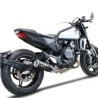 GPR exhaust compatible with  Cf Moto 700 CL-X Heritage  2022-2024, M3 Poppy , Mid-full system exhaust legal for UK and non-EU markets including removable db killer 