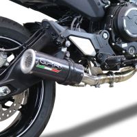 GPR exhaust compatible with  Cf Moto 700 CL-X Heritage  2022-2024, M3 Poppy , Mid-full system exhaust legal for UK and non-EU markets including removable db killer 