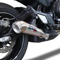 GPR exhaust compatible with  Cf Moto 700 CL-X Heritage  2022-2024, Powercone Evo, Homologated legal slip-on exhaust including removable db killer and link pipe 