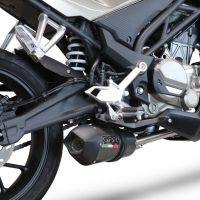 GPR exhaust compatible with  Cf Moto 300 NK 2022-2024, GP Evo4 Poppy, full system exhaust legal for UK and non-EU countries including removable db killer 