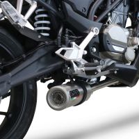 GPR exhaust compatible with  Cf Moto 300 NK 2022-2024, M3 Inox , Homologated legal full system exhaust, including removable db killer and catalyst 