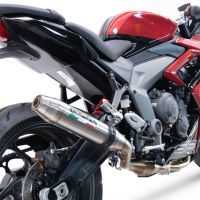 GPR exhaust compatible with  Triumph Daytona 660 2023-2025, Deeptone Inox, Racing full system exhaust  