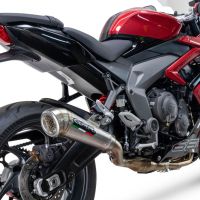 GPR exhaust compatible with  Triumph Daytona 660 2023-2025, Powercone Evo, full system exhaust legal for UK and non-EU countries including removable db killer 