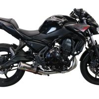 GPR exhaust compatible with  Kawasaki Z 650 2017-2020, M3 Inox , full system exhaust legal for UK and non-EU countries including removable db killer 